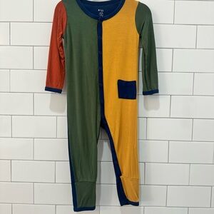 Kyte Baby Colorblock Snap Romper 18-34